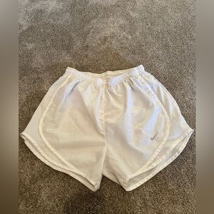 Women’s White Nike Dri-Fit Tempo Running Shorts XS